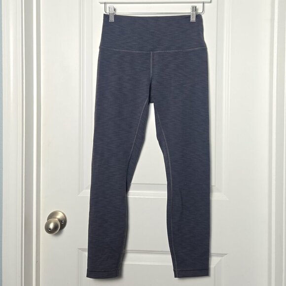 Lululemon Wunder Train High-Rise Tight 25" - 8 Heathered Graphite Grey - Picture 3 of 8